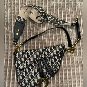 CD Oblique Saddle Bag